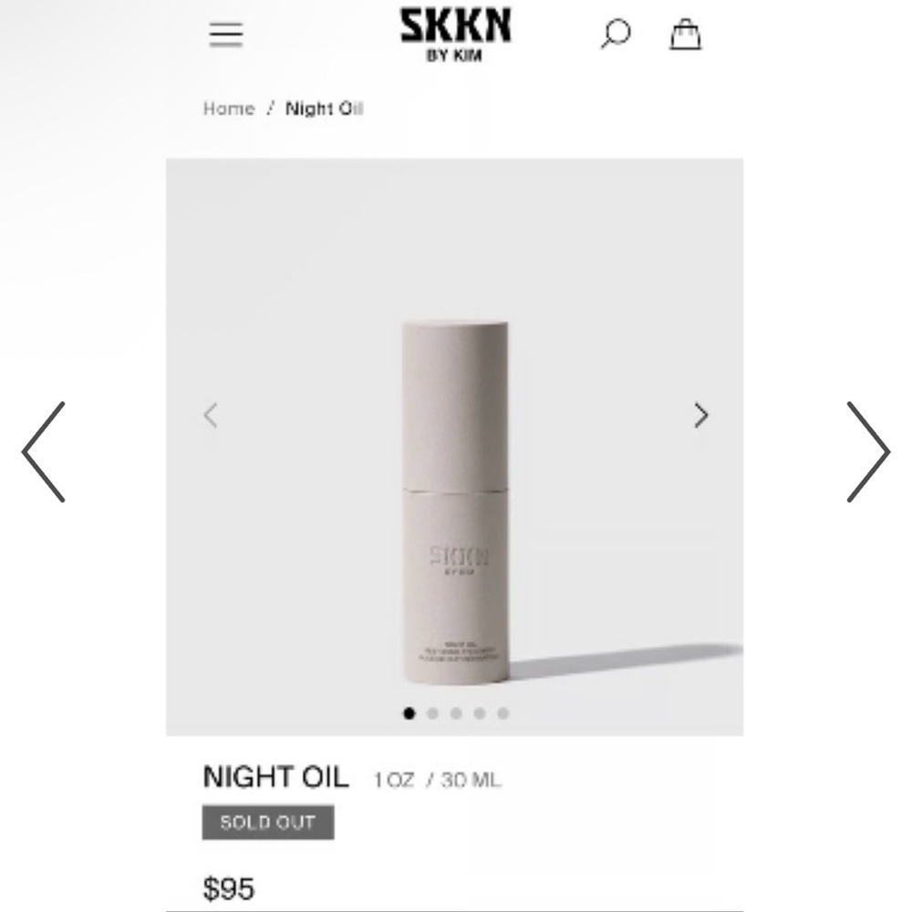 Brand new SKKN BY KIM Night Oil